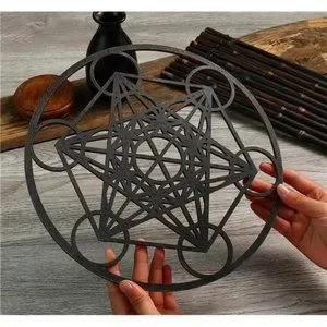 Wall Decor | 115 Metatrons Cube Crystal Grid Sacred Geometry Wall Art ...